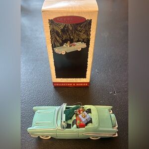 1957 Chevrolet Bel Air Convertible 1994 Hallmark Vintage Car Auto Ornament & Box
